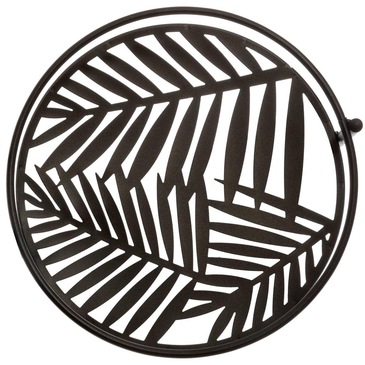 Atmosphera - Set de 3 Portes Plantes - métal - Noir