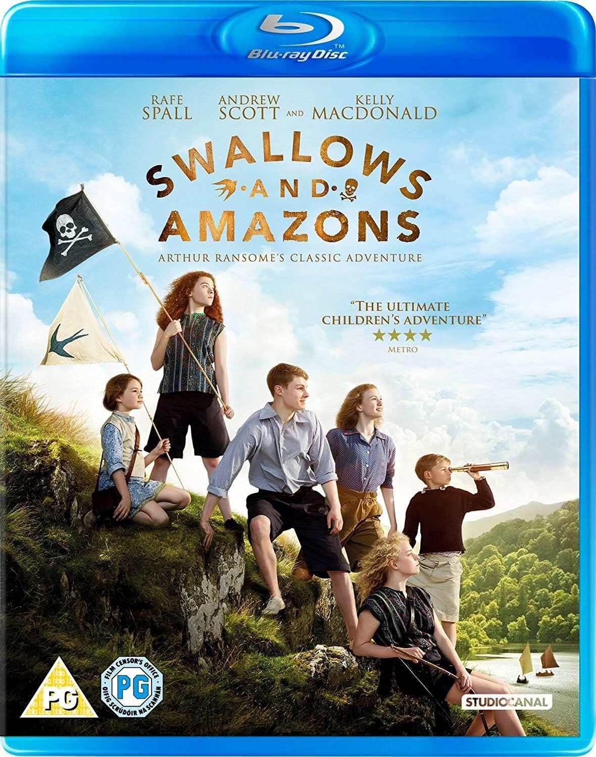 SWALLOWS AND AMAZONS (2016)  Rafe Spall BLU RAY NEW & SEALED