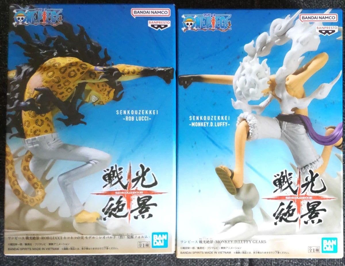 Amazon.co.jp: ワンピ ース 戦光絶景 ルフィGEAR5 ニカ vs ロブ ルッチ 
