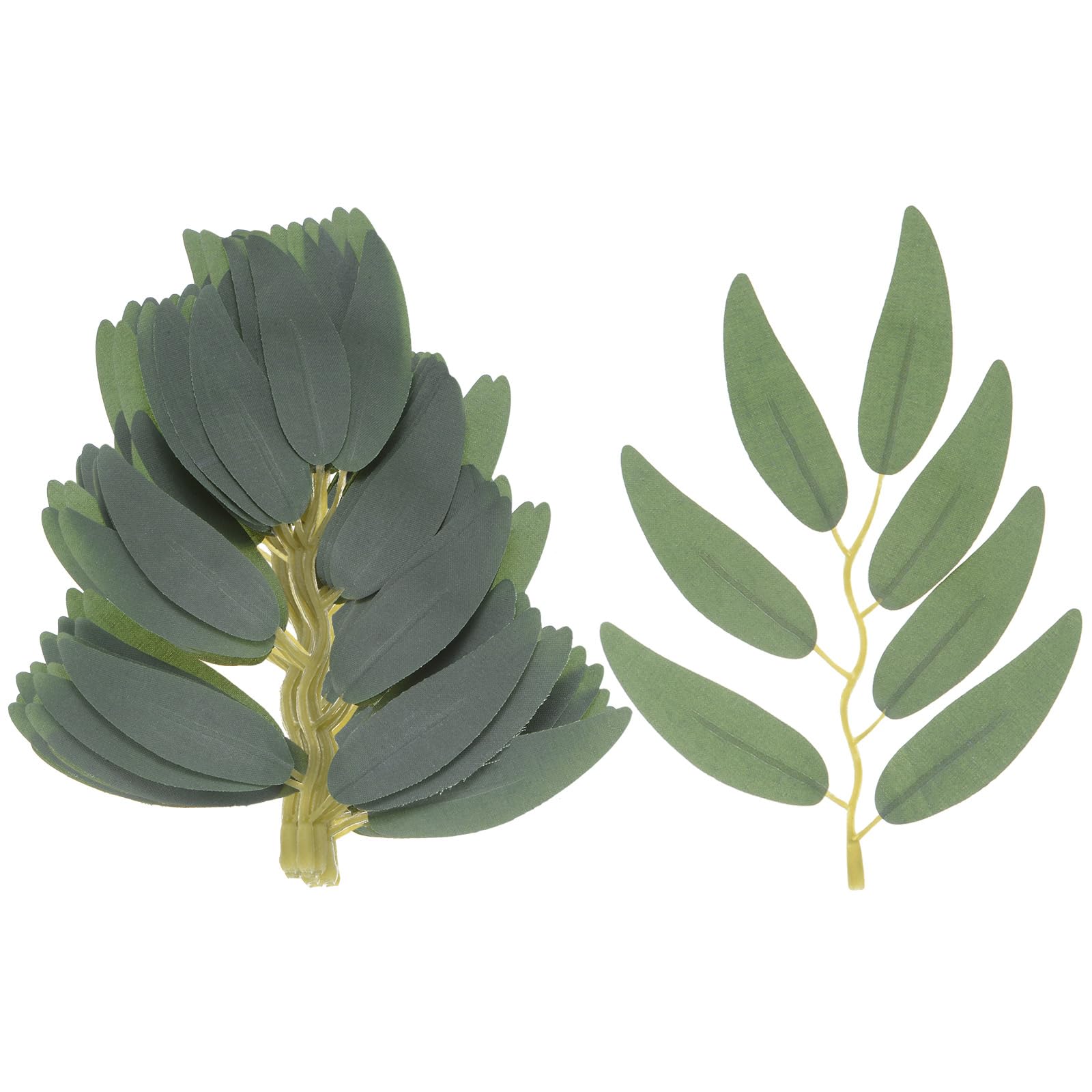 M METERXITY 100-Pack Artificial Willow Leaves, Artificial Fake Willow Garland Stems for Bouquet/Wedding/Wreaths/Decorations