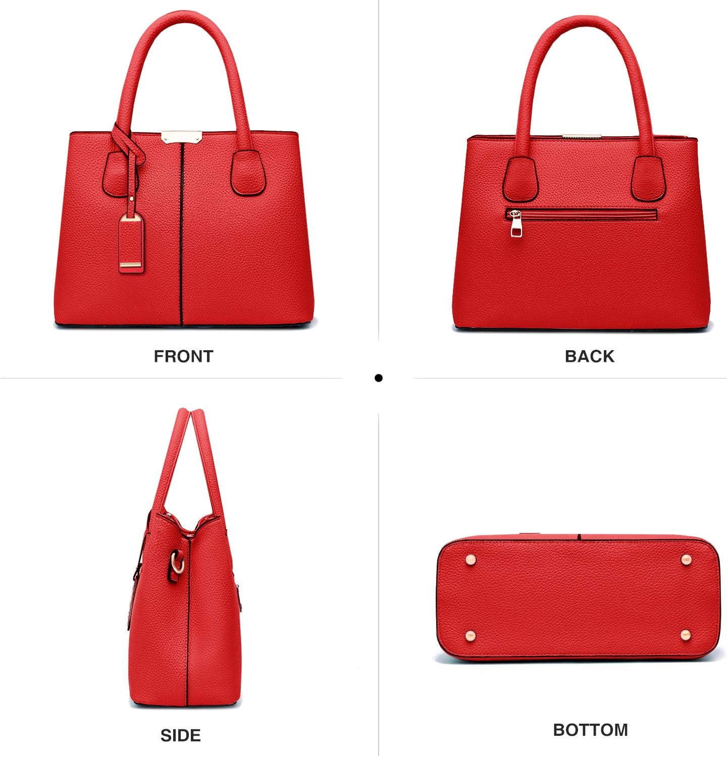 Purses and Handbags for Women Shoulder Tote Bags Top Handle Satchel Review