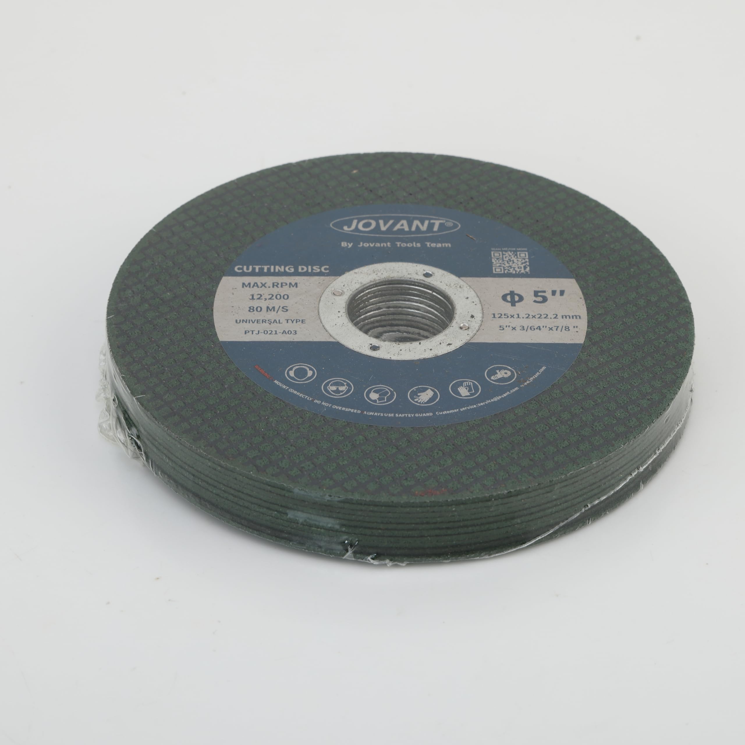 Lot de 20 roues de coupe pour meuleuse d'angle - Disque à tronçonner en métal universel 5 pouces - Support 7/8" - Roue de coupe fine