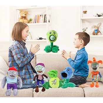 Amazon.co.jp: 植物とゾンビのぬいぐるみゾンビセットおもちゃ
