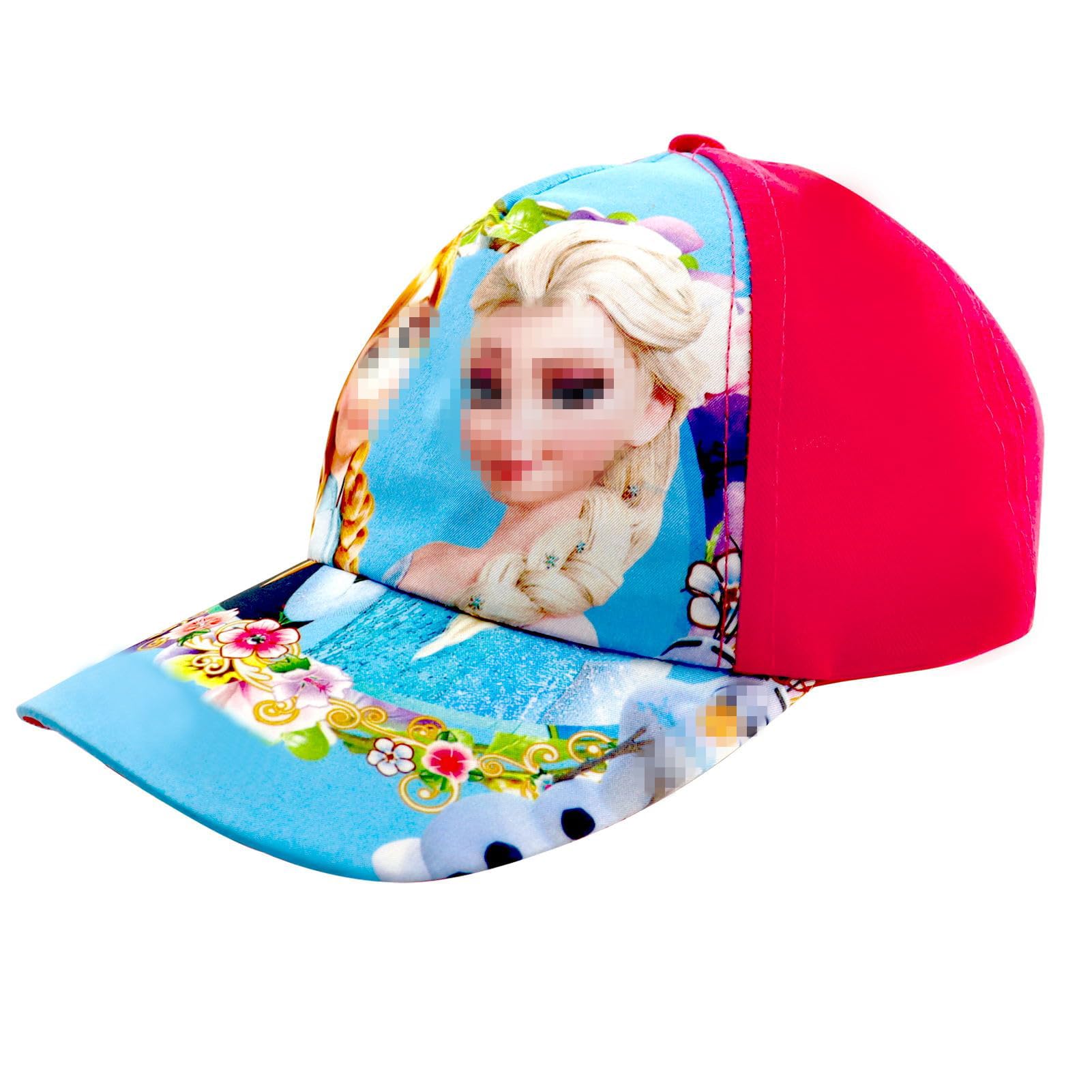 HAMINE Gorra infantil para niñas, gorra de béisbol de verano para niños, gorra de béisbol de dibujos animados, gorra para niños, tamaño ajustable para niñas de 3 a 6 años