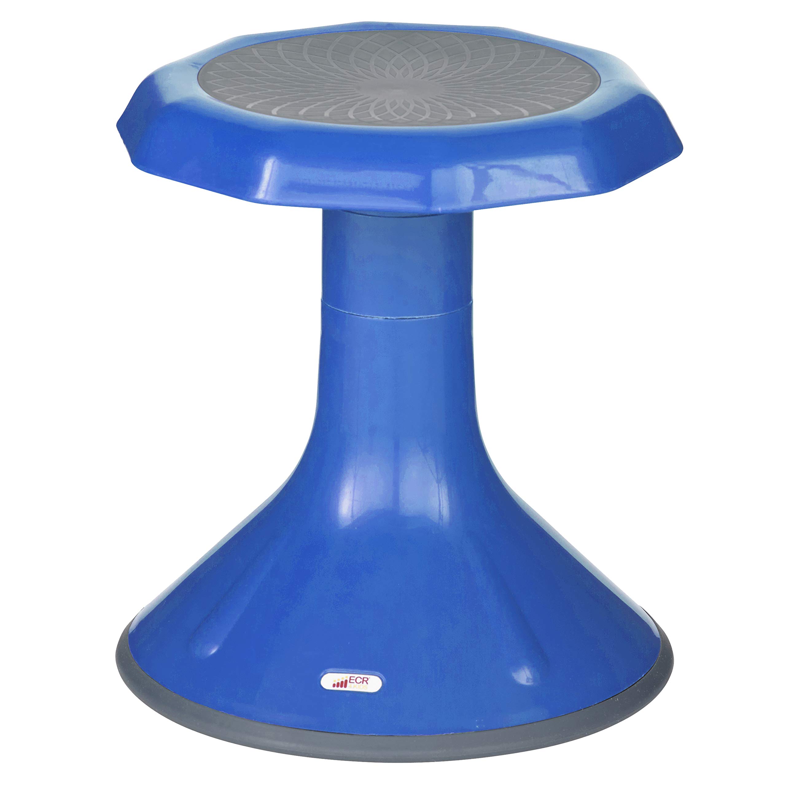 ECR4Kids ACE Active Core Engagement Wobble Stool, 15-Inch Seat Height, Flexible Seating, Blue