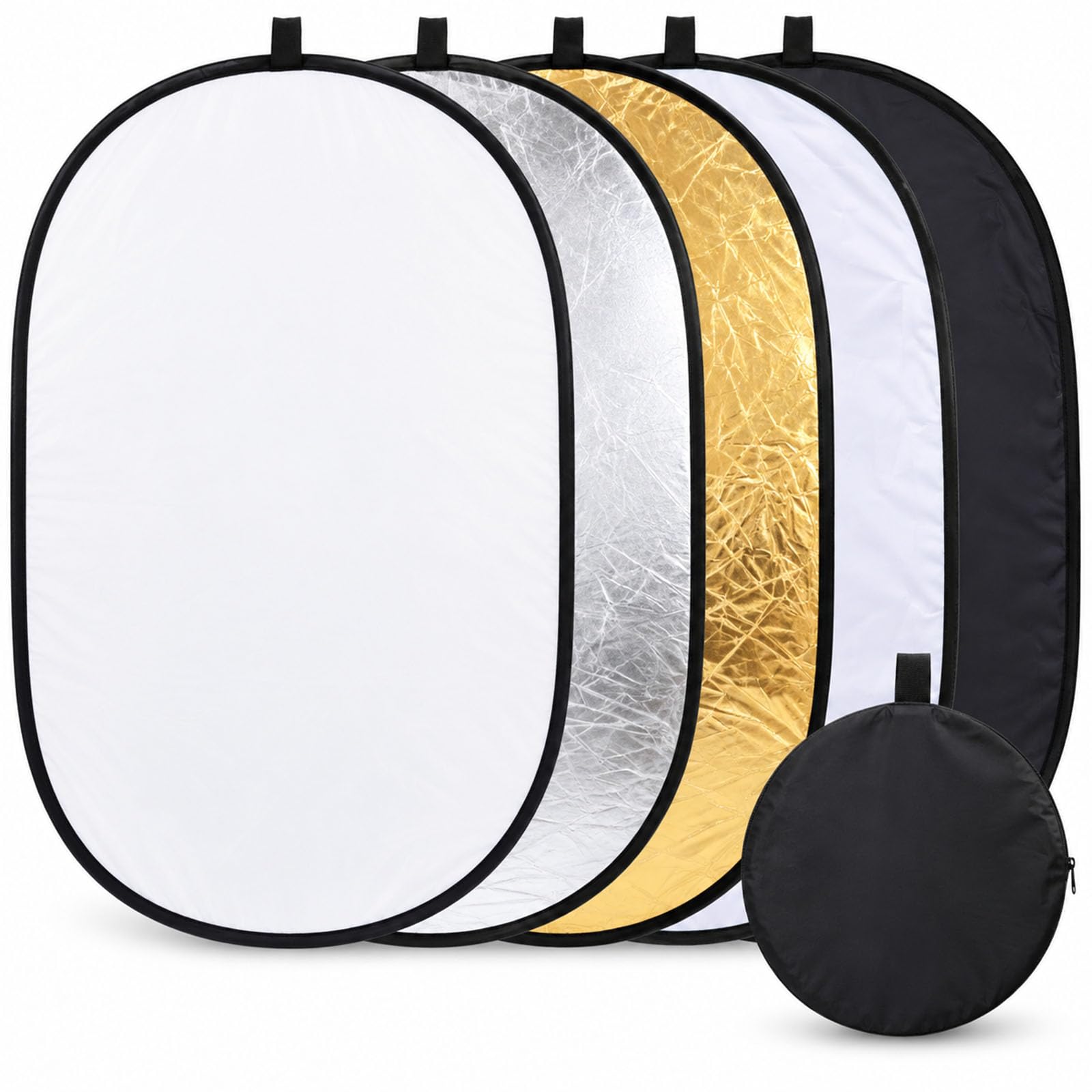 5 in 1 Reflector Photography, 24x36inch Light Reflectors for Photography