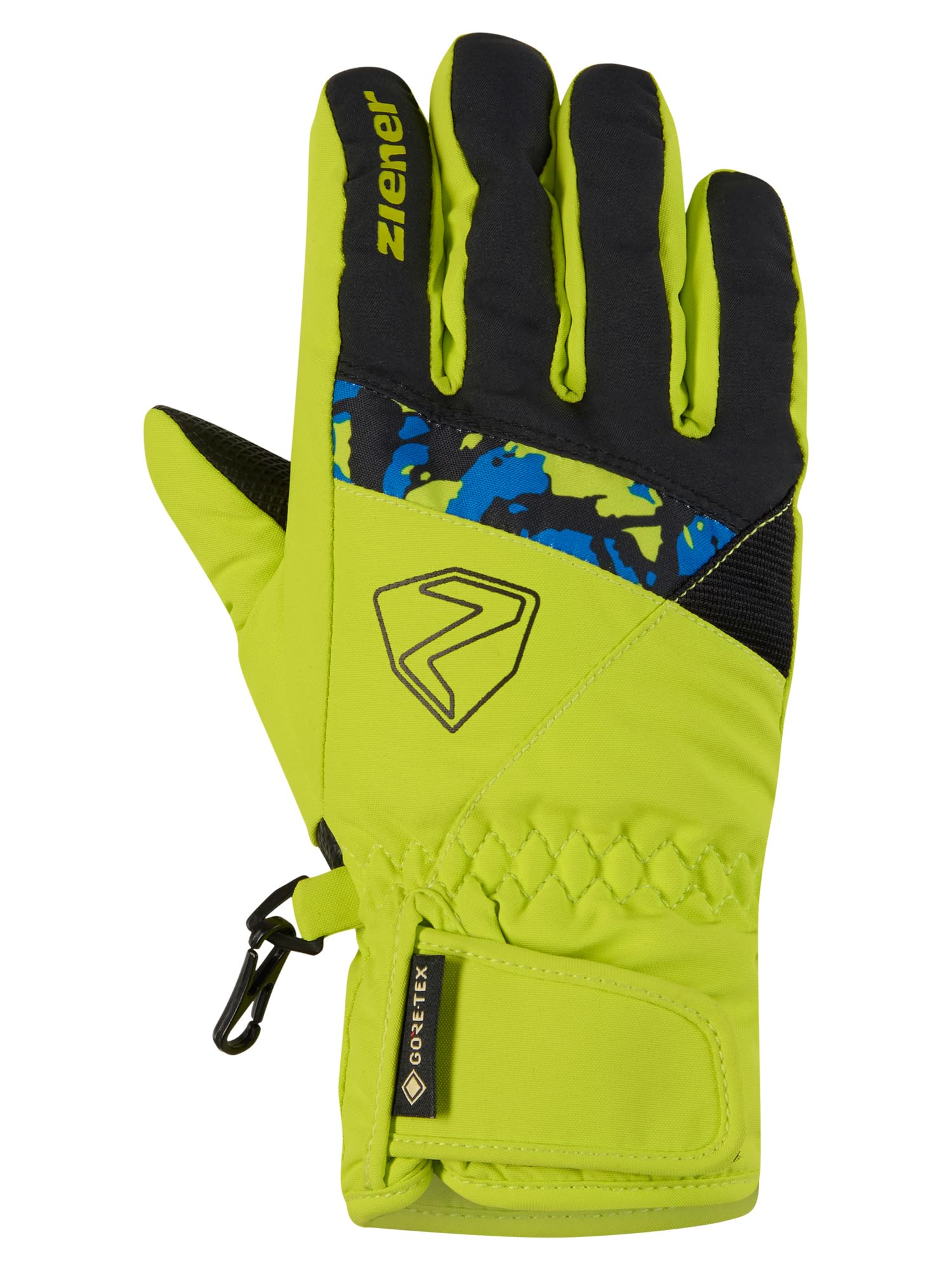 Ziener Guanti da sci LEIF-Z per bambini/sport invernali | Gore-Tex, impermeabili, Lime, 6