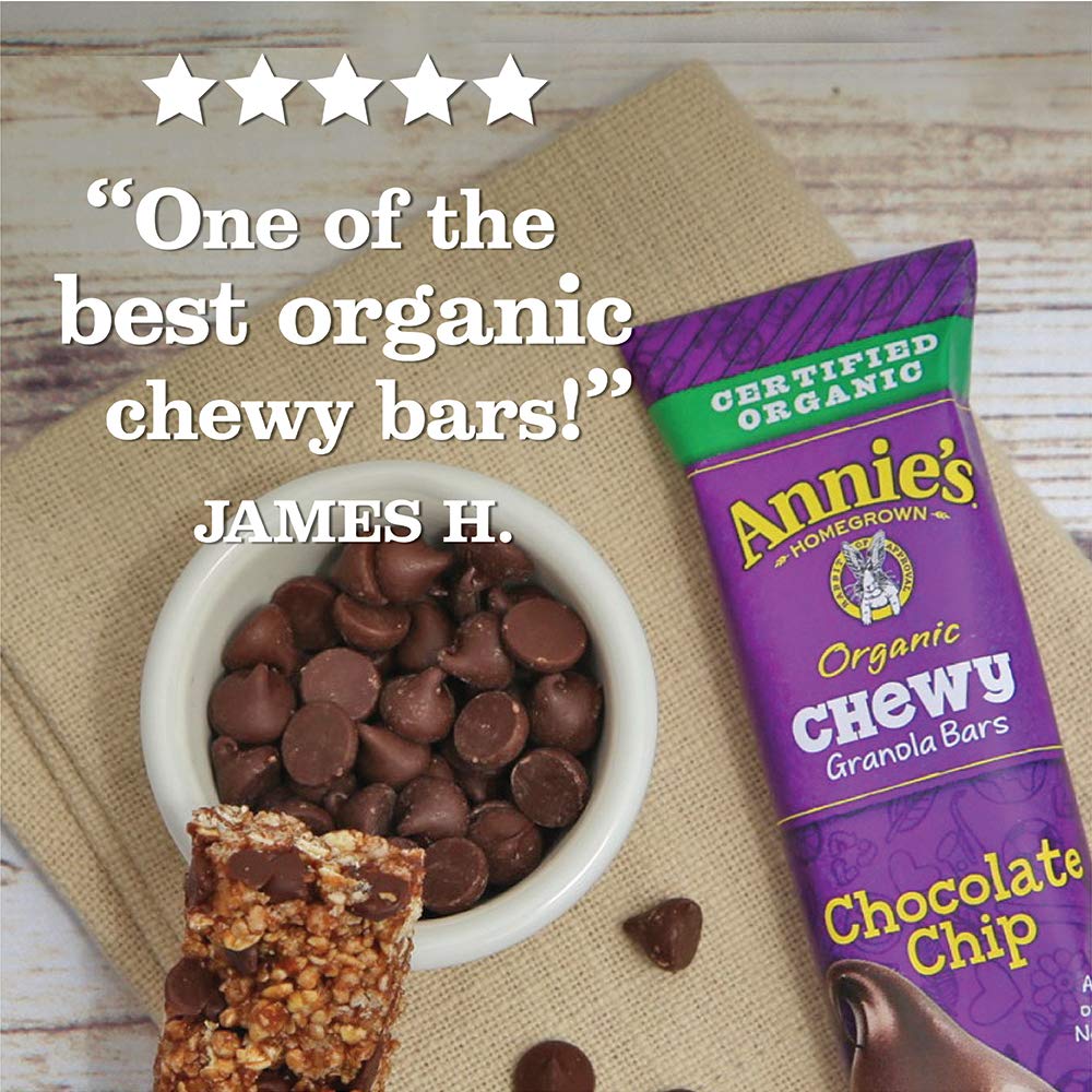Annies Organic Chewy Chocolate Chip Granola Bars 6 Ct Pack | Desertcart ...
