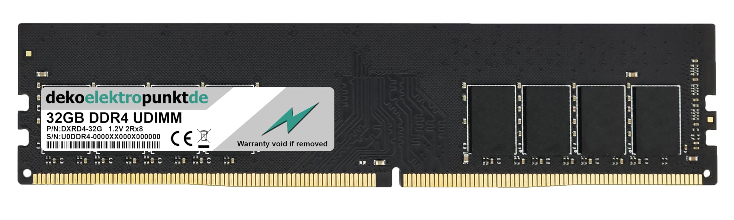 32GB Memoria RAM adatta per Terra PC-Gamer 5900 (1001339) | dekoelektropunktde Memory, DDR4 UDIMM PC4, Ricambio compatibile