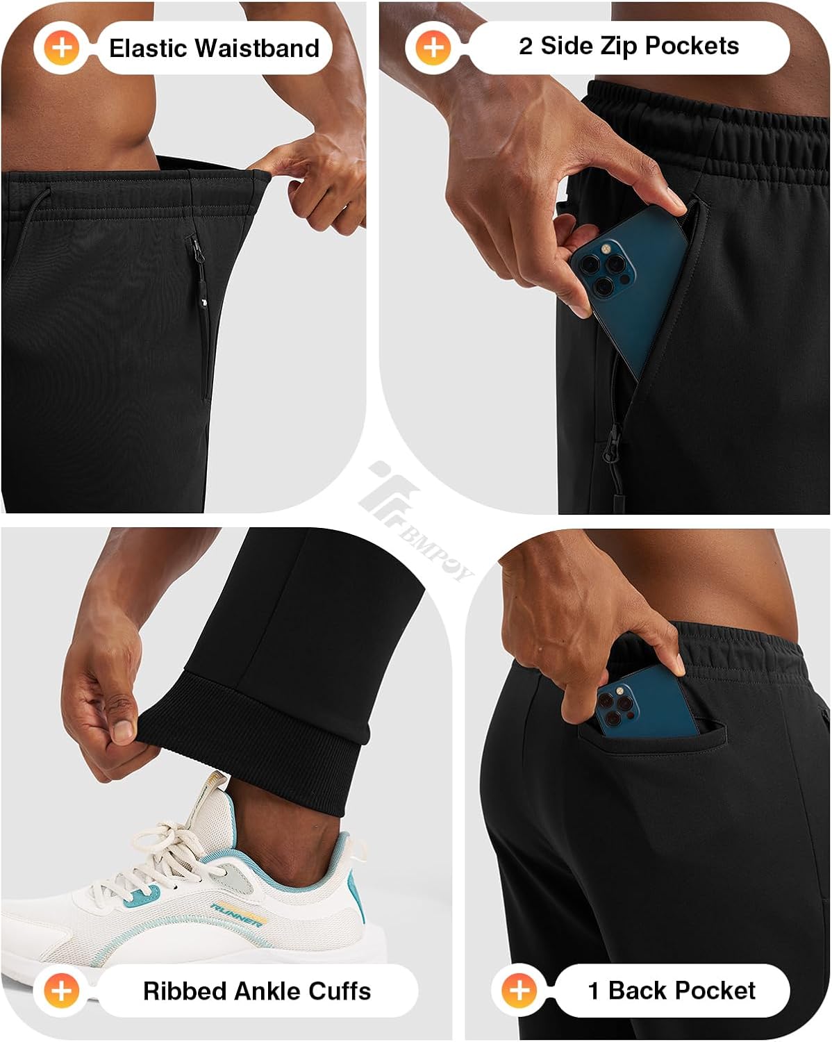 TBMPOY Mens Hooded Sweatsuits 2 Piece Set Hoodie Sweatshirt & Jogger Sweatpants Jogging Sweat Track Suits Casual Outfits - Image 6