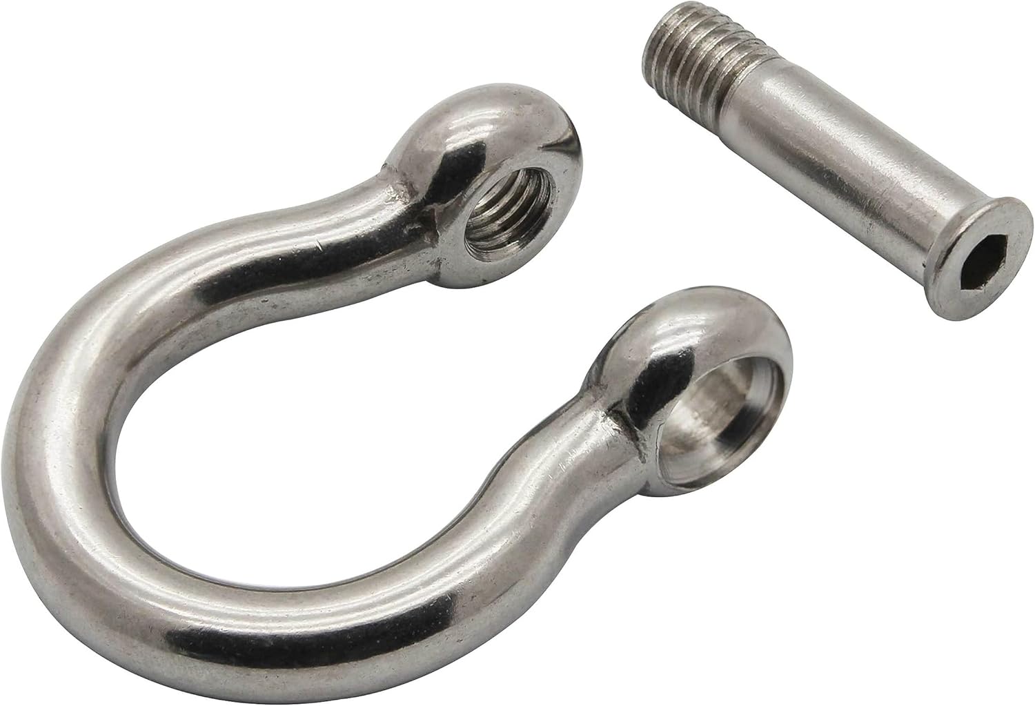Extreme Max 3006.8408 BoatTector Stainless Steel Bow Shackle with No-Snag Pin - 5/16" - Image 4