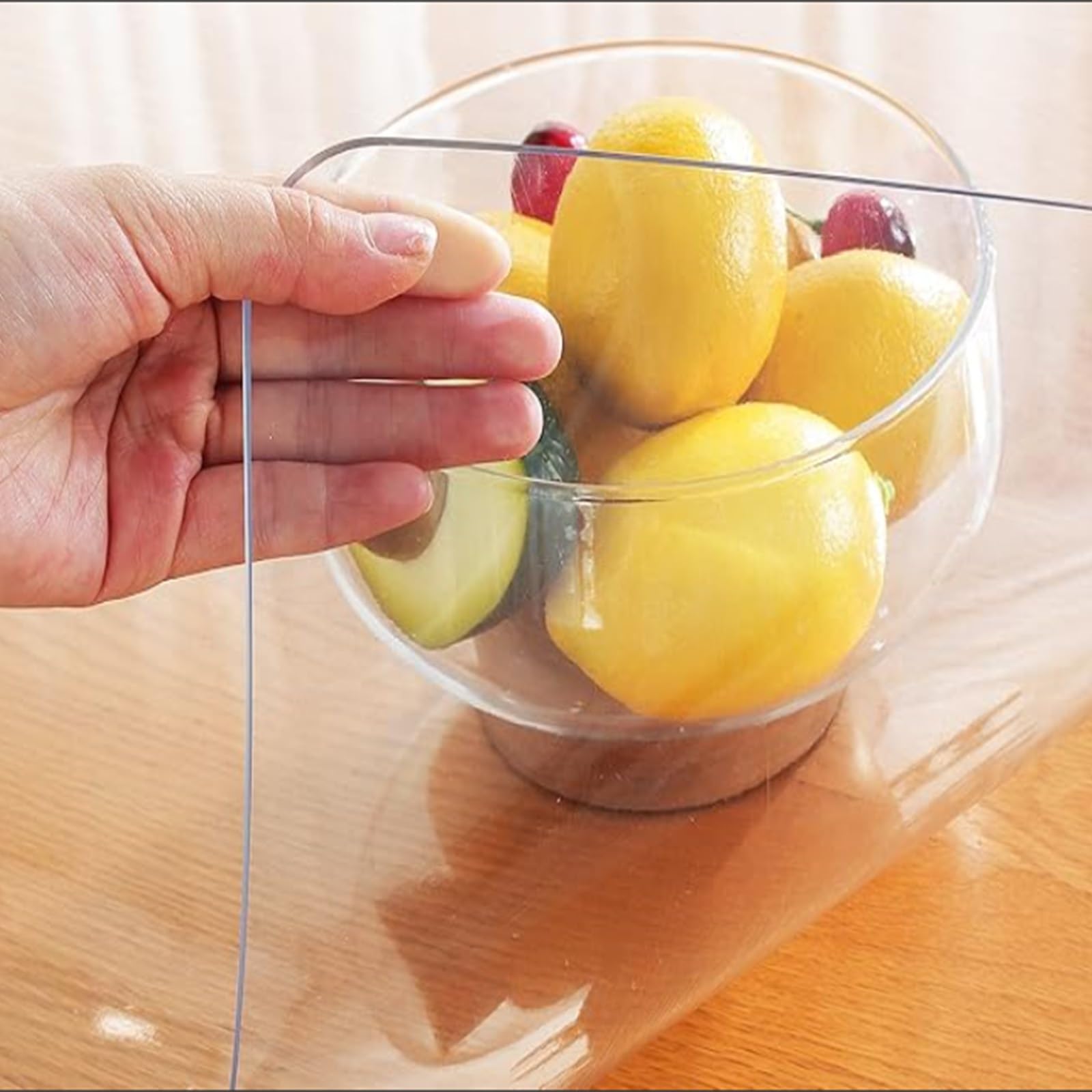 Tappetino da Scrivania Trasparente PVC Impermeabile Antigraffio | Copri scrivania trasparente anti-incrostazione, resistente al calore per computer portatile(Frosted-1.5mm,60x120CM)