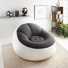 Inflatable Chair - Sofa Indoor & Outdoor - Camping Chairs For Adults - Inflatable Furniture - For Living Room Balcony Garden - Holded Leak Air Bearing - Ultra Soft Lazy - Max Loading Weight - 100kg
