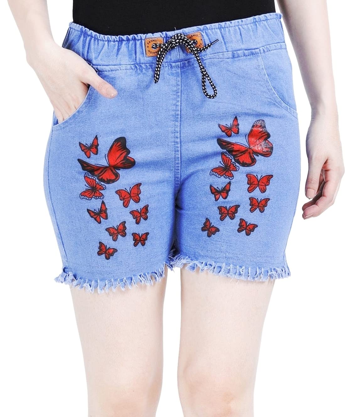 FABS COLLECTION Denim Shorts for Girls (,)