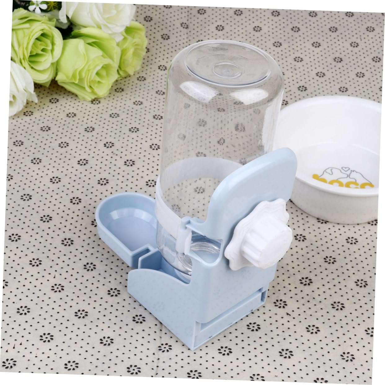 2 Piezas Bebedero Hamster bebederos para pajaros Bebedero para Animales de compañía Bebedero para hámster Conejos alimento dispensador de Agua tazón de Agua pava Botella de Agua