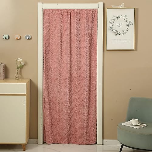 Miniatura 10 de Cortinas de tela duraderas para puerta, cortina de puerta con aislamiento térmico, mantiene el calor, se aplica a la habitación del aire