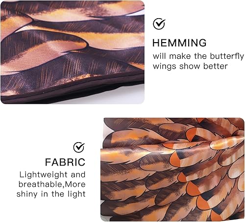 Miniatura 25 de D.Q.Z Disfraz de alas de pájaro para niños con máscara, ropa de vestir para niños y niñas, águila juego de rol, fiesta de Hallowen Negro