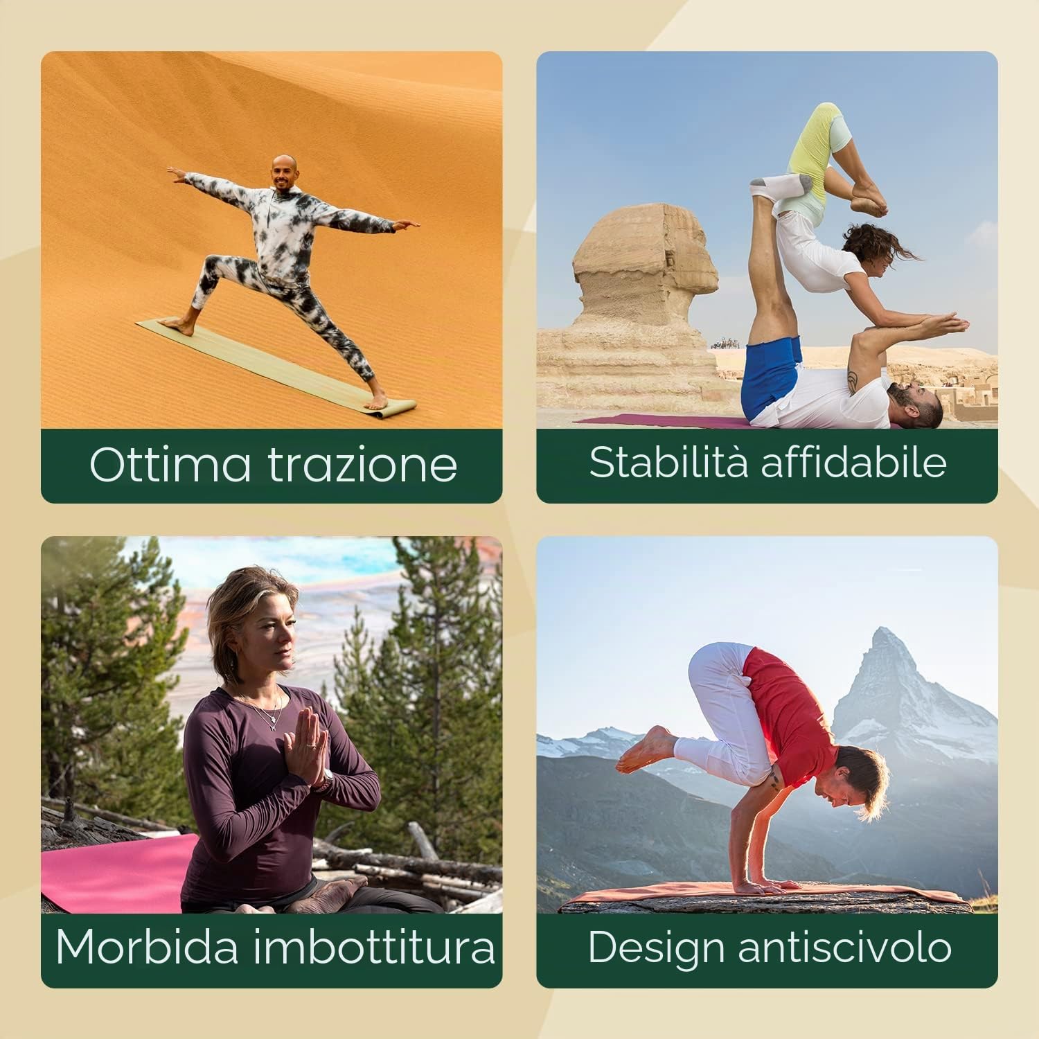 Jade Yoga - Tappetino per Yoga Harmony