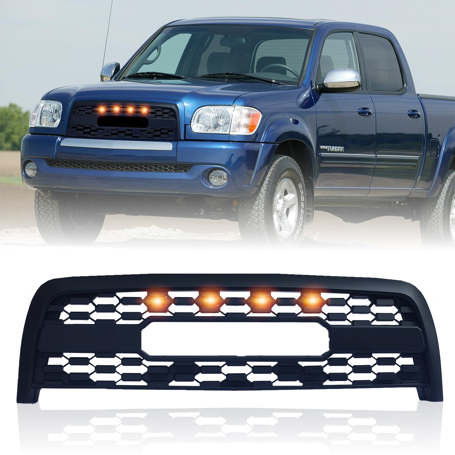 Photo 1 of APASQRO Front Grill Compatible with Tundra 2003 2004 2005 2006