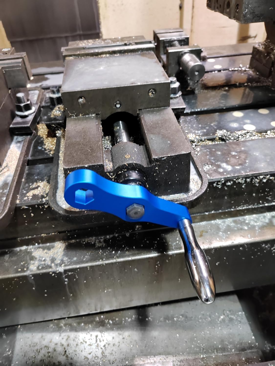 CWZ SPEED HANDLE WITH BEARING HANDLE SPINS/QUICKIE DOUBLE VISE SPEED HANDLE WORKS 3/4 VISES /3/4 SPEED VISE HANDLE FOR MILL VISE FOR TORMACH, BRIDGEPORT, OR KURT AND MORE