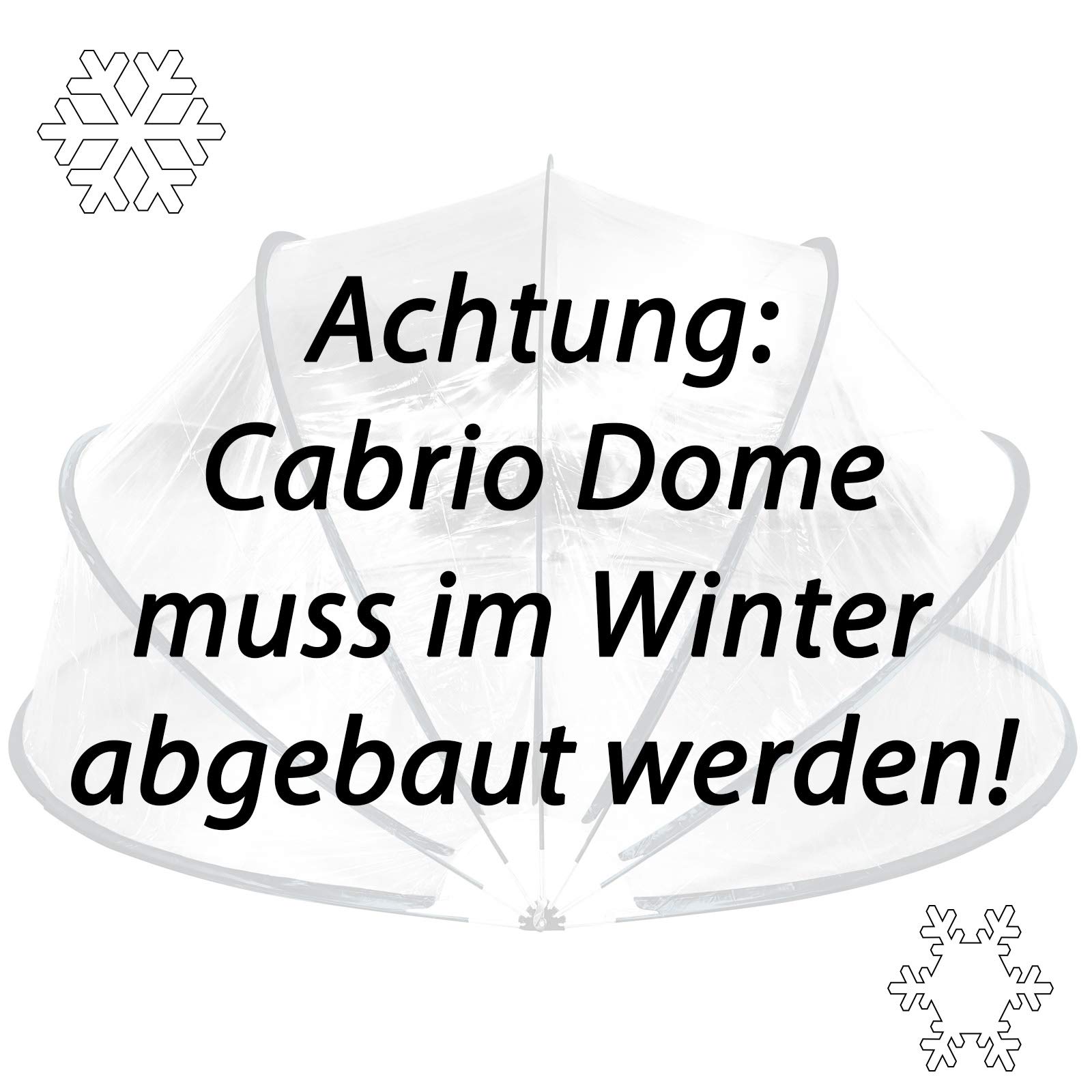 STEINBACH Pavillion Zelt Cabrio Dome 440 x 220 cm (Schwarz)