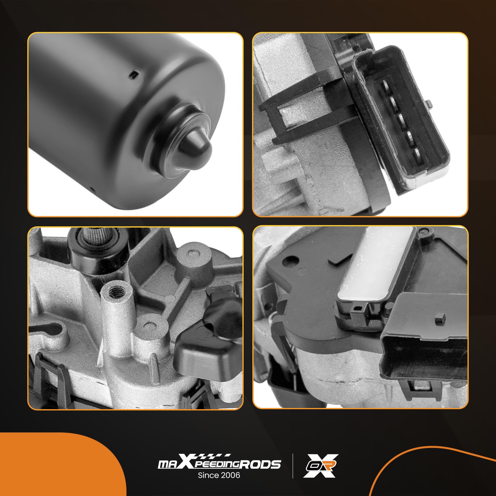 maXpeedingrods Moteur essuie glace avant pour Renault Twingo 7701036015