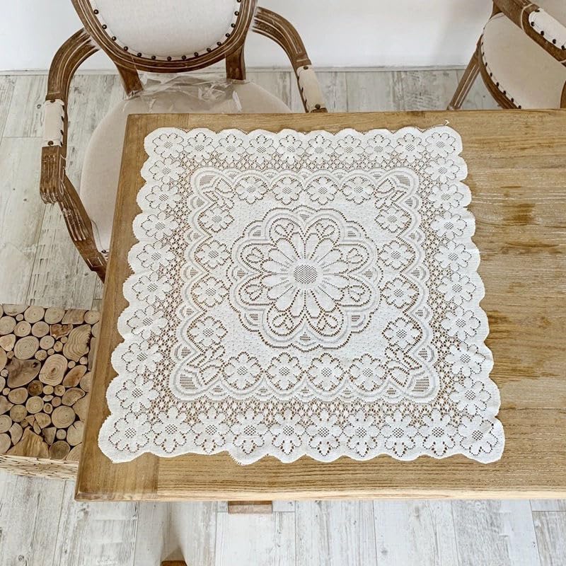 Gsycle White Lace Tablecloth - Image 2