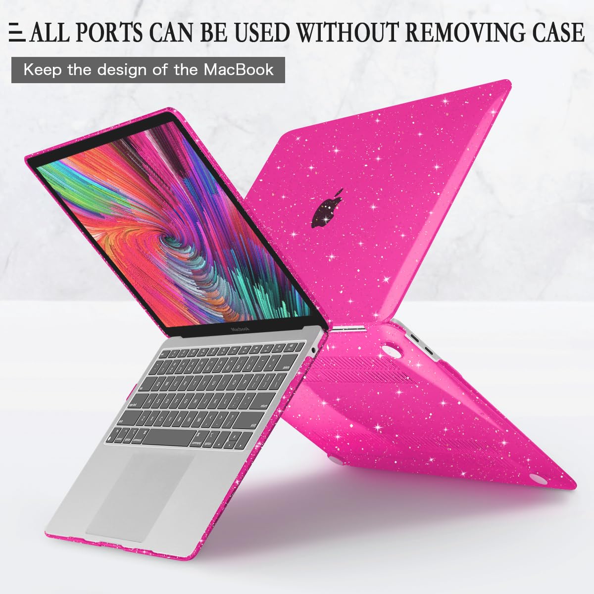 Amazon.co.jp: CISSOOK MacBook Air 13 ケース 2020 2021 キラキラ