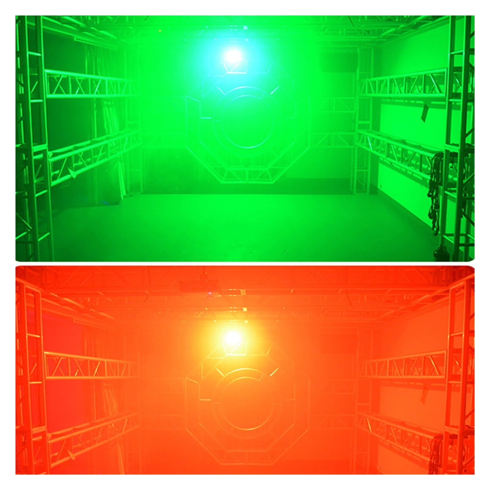 Strobo Discoteca, 40W RGB Bianco DJ Luci stroboscopiche da discoteca Luce da palcoscenico Altoparlante Telecomando Flash KTV Party Holiday Wedding Stage Effetto di illuminazione per Feste da Ballo DJ