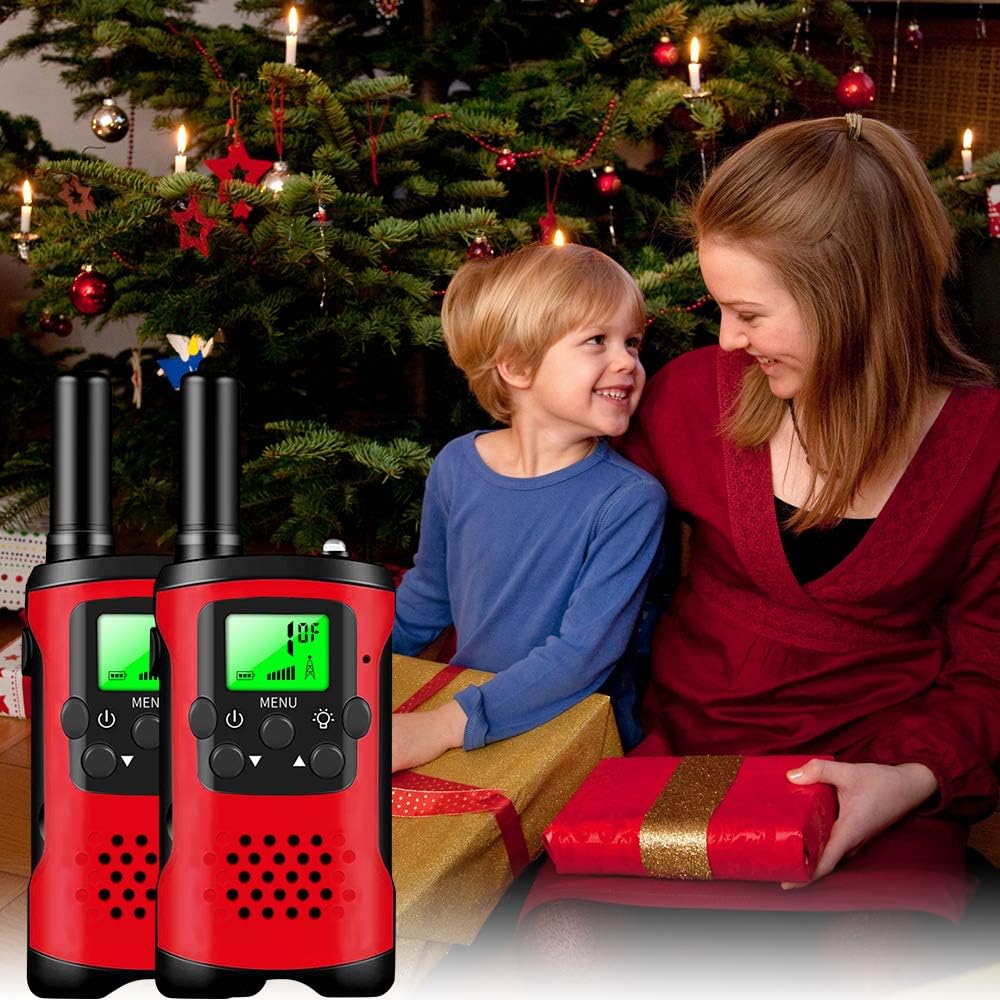Hot Deals Toys for 3-12 Year Old Girls and Boys, Walkie Talkies for Kids 22 Channels 2 Way Radio Toy LCD Flashlight, 3 Miles Range for Outside, Camping, Hiking