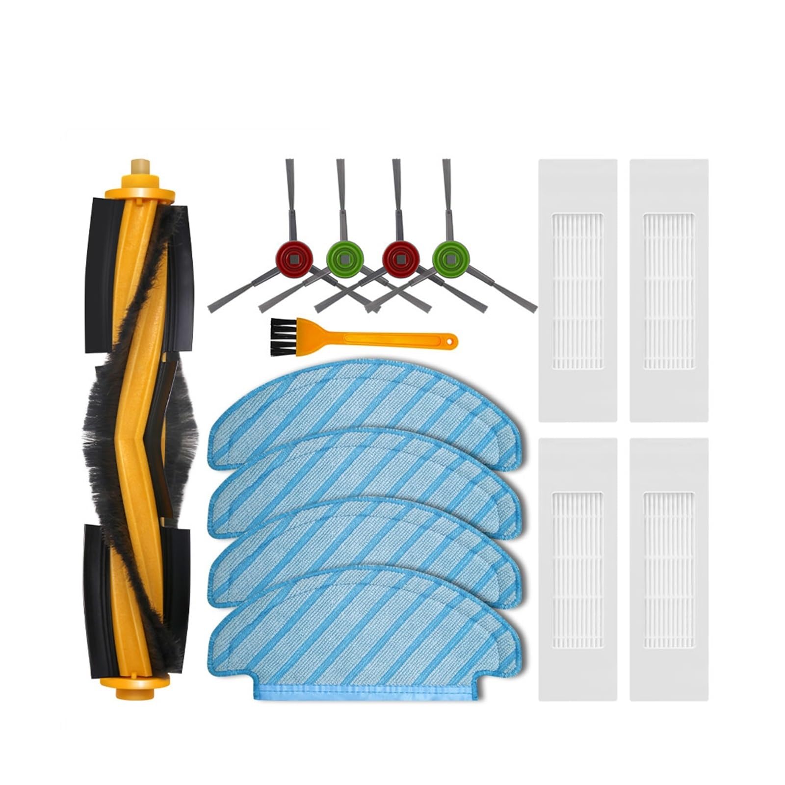 3 pezzi) N10 Plus Spazzola principale a rullo per Ecovacs DEEBOT OZMO N10 N10 Plus 920 950 T8 AIVI MAX T9 T5 N5 N7 N8+ N8 PRO DX55 DX93 DJ65, Robot aspirapolvere