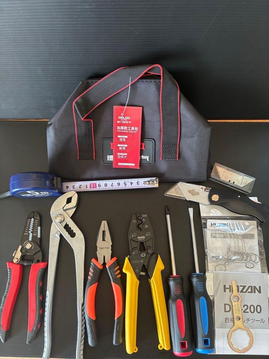 合格マルチツール クリップ ／第二種電気工事士技能試験用工具セット、圧着