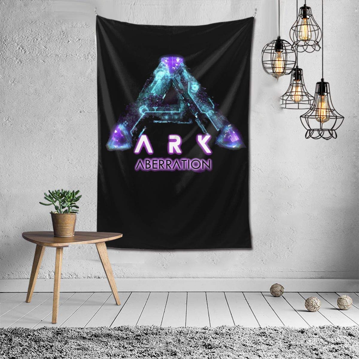 Hdadwy Ark Survival Evolved Tapestry Polyester Fabric Art Beach Coverlet Curtain for Living Room Bedroom Dorm Decor 60 X 40 Inch