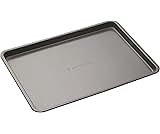 MasterClass Baking Tray, Non-Stick Oven Tray for Baking and Roasting 35x25x2cm, Sleeved, Grey