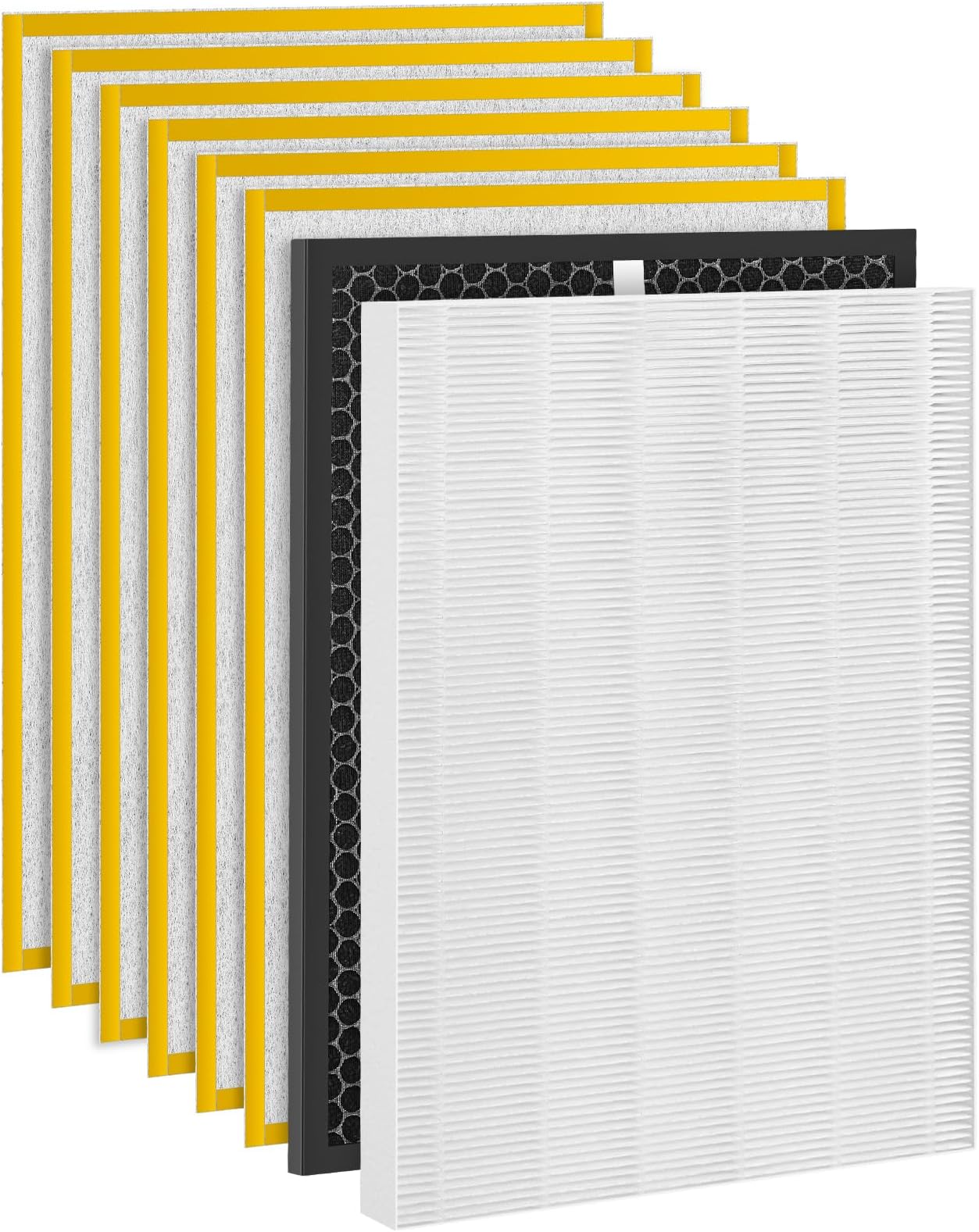 HR900 Replacement Filter Set Compatible with Winix HR900 Ultimate Pet Air Pur-ifier, Replaces Part # 1712-0093-00 / Filter T and 1712-0094-00 / Filter U - 1+1+6 Pack (Upgraded)