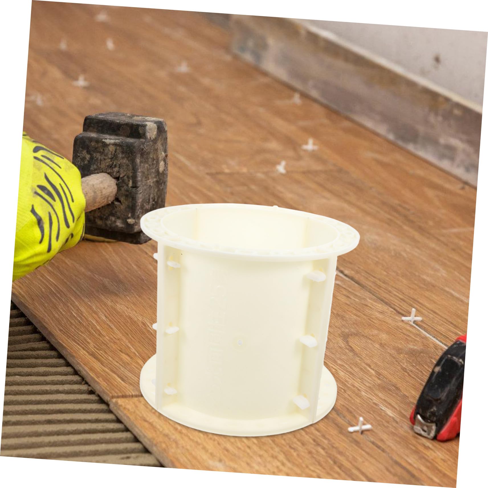 Gatuida Moule à Béton en Abs Beige pour Colonnes Décoratives de Style Européen, Design Élégant, Gain de Temps et Facilité D'utilisation pour Allée de Jardin ou Parc
