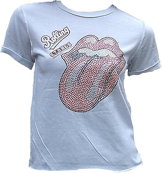 rolling stones t-shirt damen strass