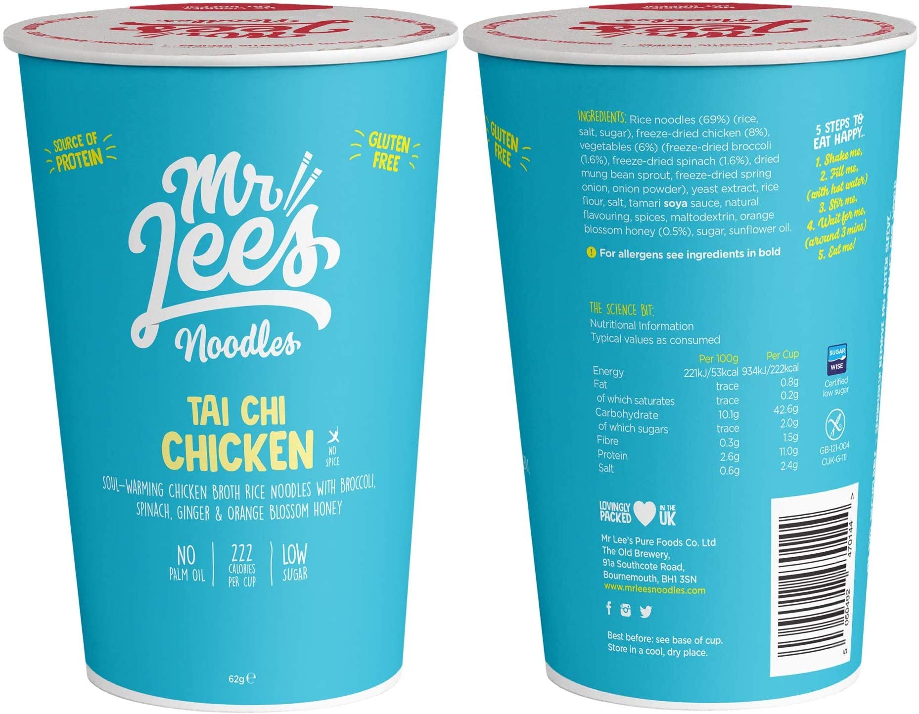 Buy Mr Lee's Noodles Meat Lovers Box (6 Cups, 2 of Each Meat Flavour