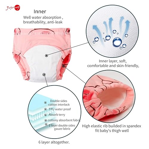 Miniatura 3 de Ropa interior para niñas pequeñas, ropa interior para niñas, ropa interior de entrenamiento, pantalones de entrenamiento, 3t-4t, ropa interior para