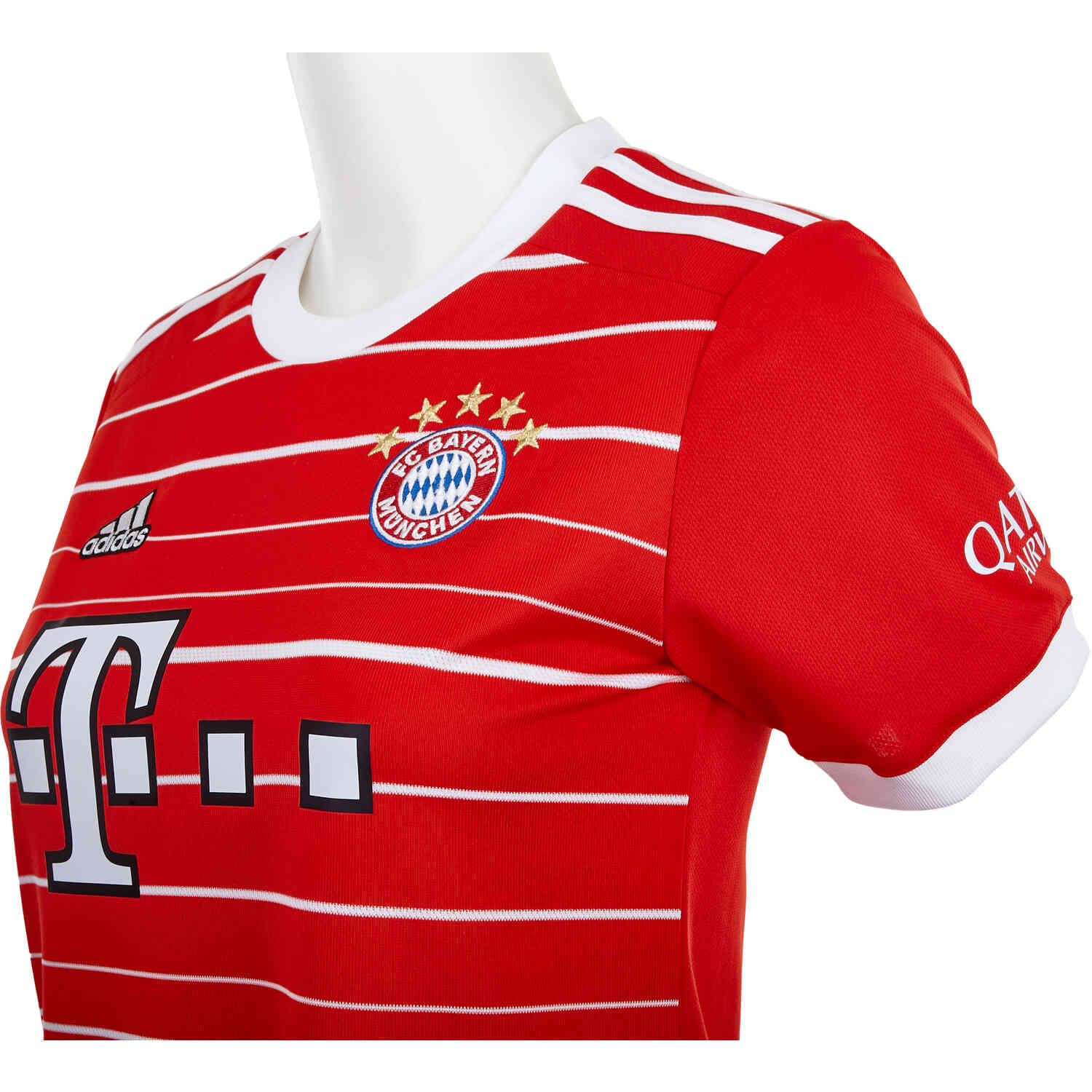 adidas Women's Soccer Bayern Munich Home Jersey (as1, Alpha, l, Regular, Regular, Large) Red