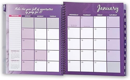 Miniatura 9 de RE-FOCUS THE CREATIVE OFFICE, Agenda con calendario 2025, 13 meses con listas de tareas pendientes para tareas, notas o citas. Planificador