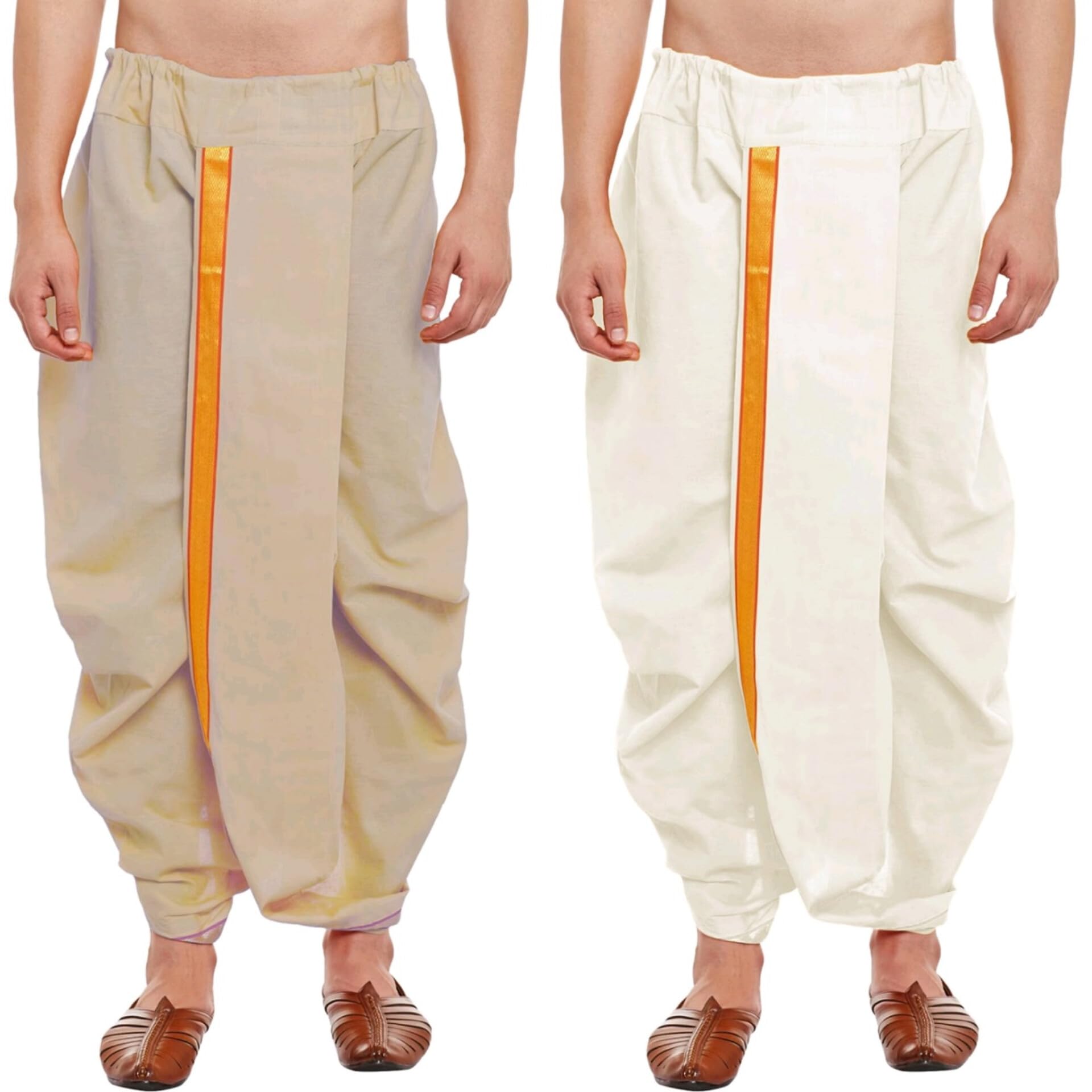 crystal revenue Ready to Wear Mahraj Dhoti for men (Elastic Readymade Dhoti Pant)-picture-29
