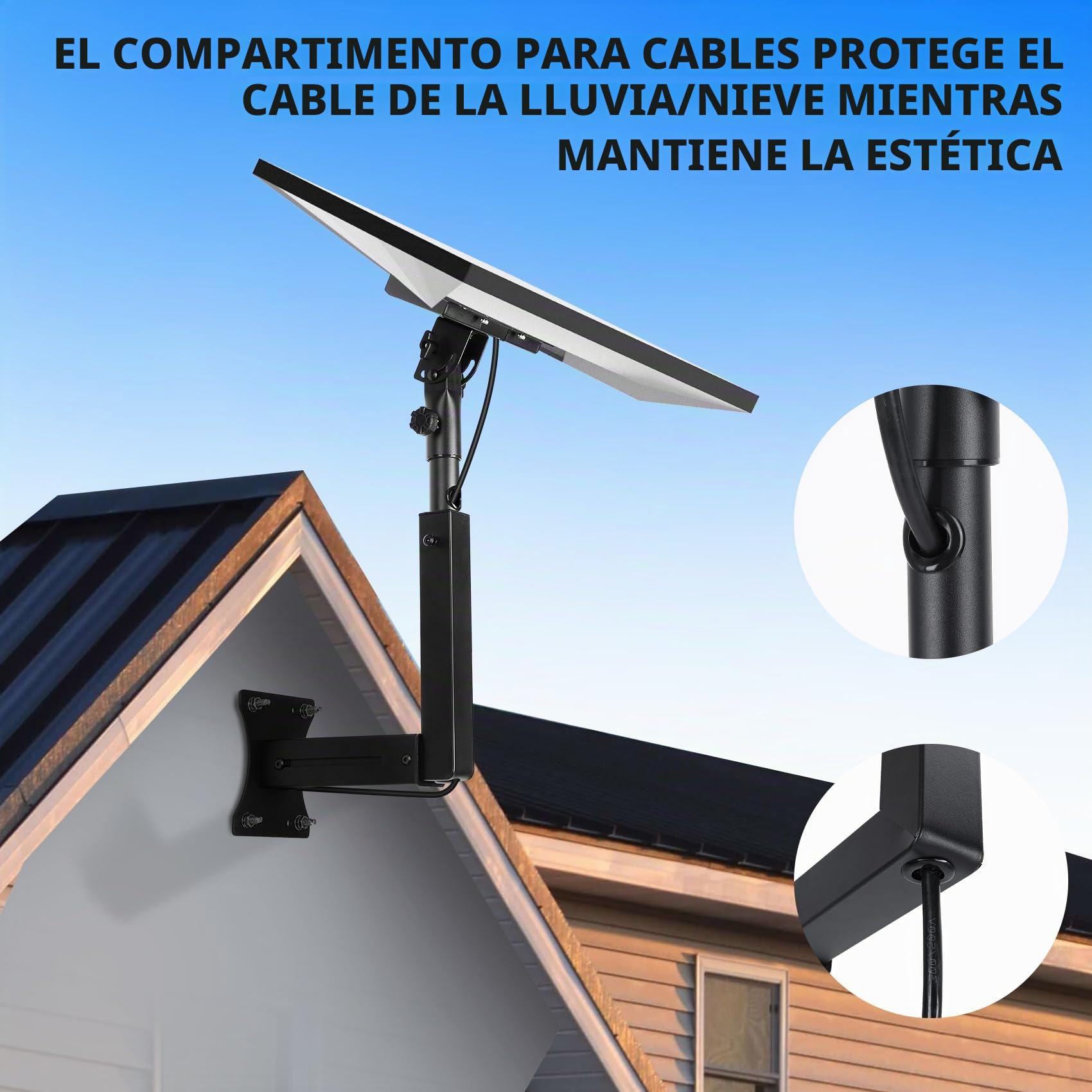 Starlink - Soporte de pared para Gen 3, ajustable Starlink Gen 3, adaptador de tubo Gen 3 para Gen 3 Starlink Internet Kit satélite