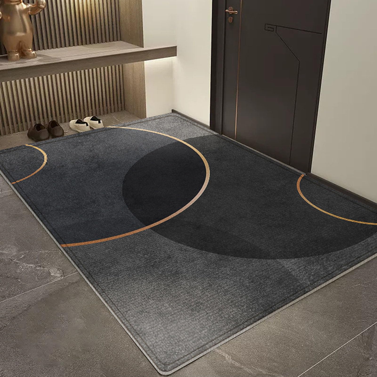 Tapis de patio et jardin grand format pour protéger votre salon de la boue
