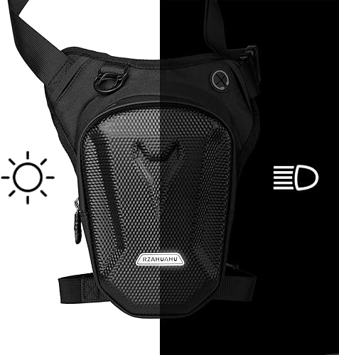 Miniatura 7 de Riñonera táctica para motocicleta, para hombre, mujer, ciclismo, muslo, bolsa de almacenamiento de teléfono, bolsa de cadera, kit de accesorios para