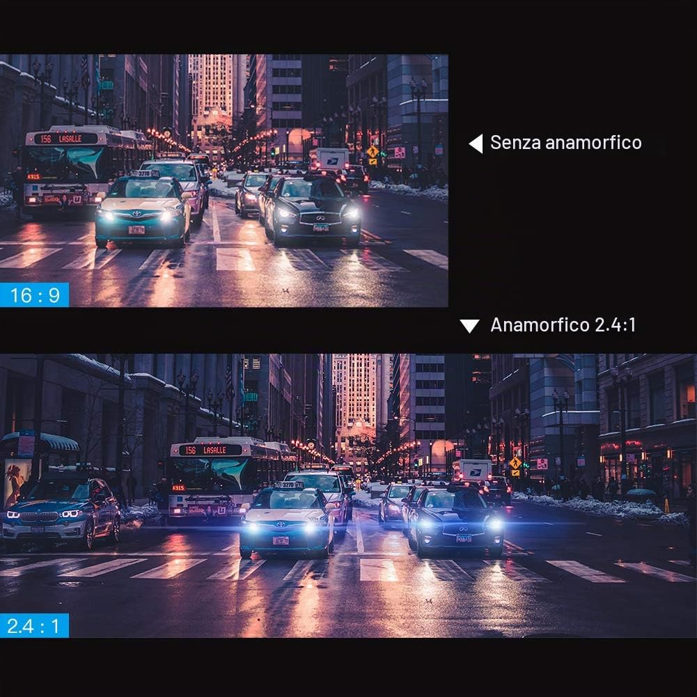 SIRUI 50mm F1.8 1.33X Obiettivo Anamorico per APS-C Fotocamera E-Mount | Compatibile con a6400, a6600, ZV-E10, FX30, a6100, a6300