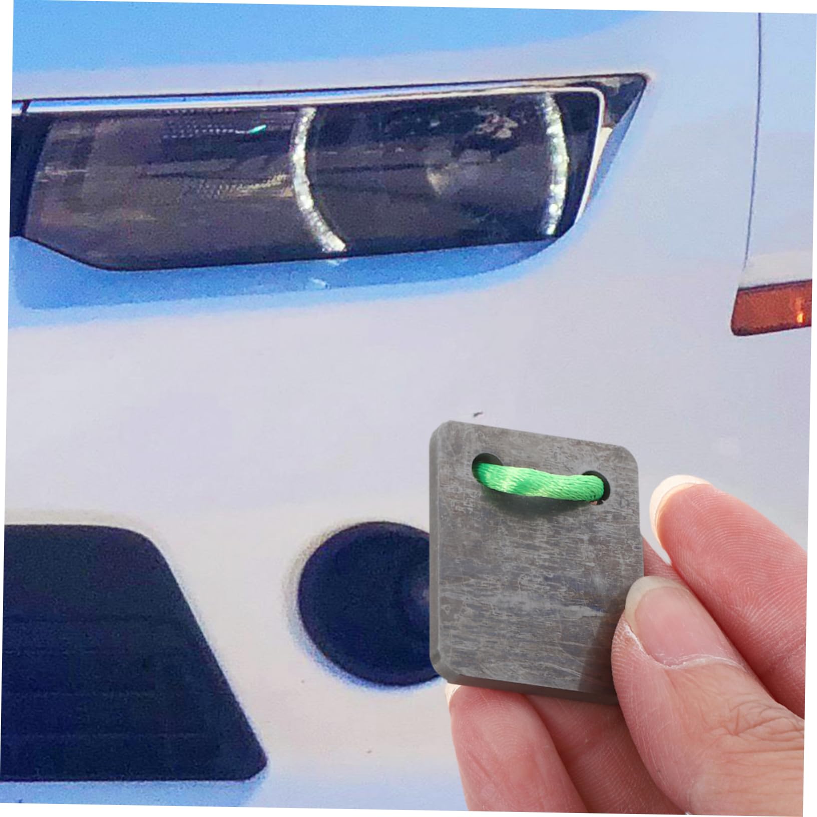 Mobestech 2 Piezas raspador de pintura colgante retocar rociar reparar auto exterior peleón raspador de limpieza de polvo raspador pulido de acero de tungsteno portátil Grey