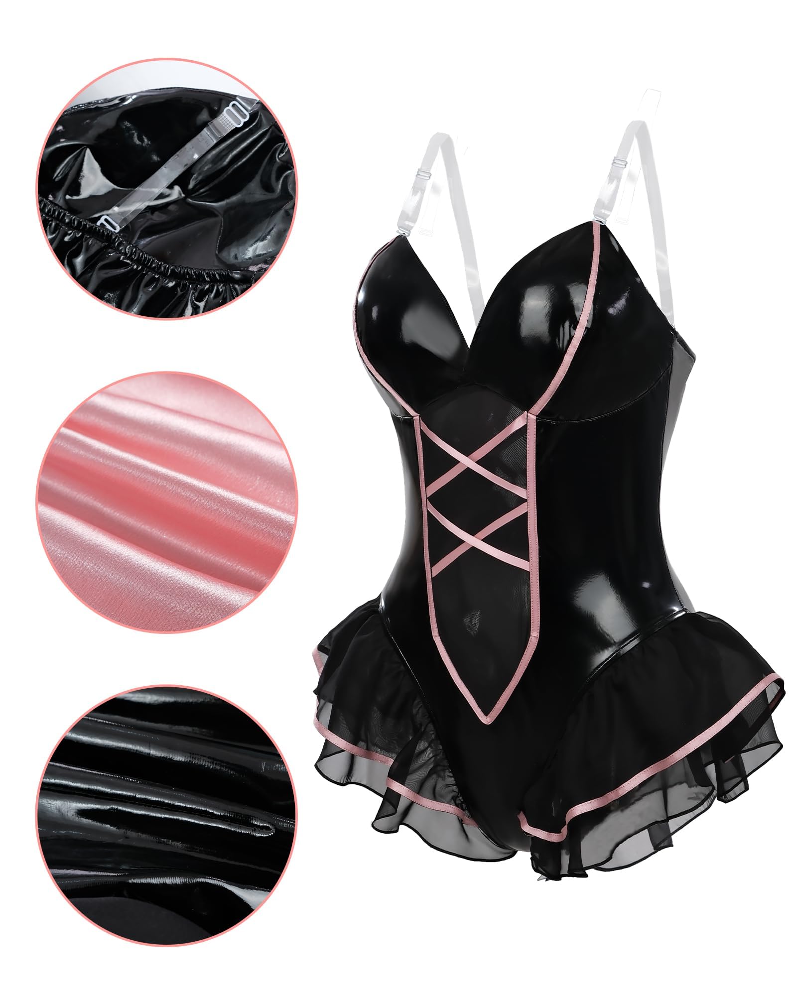 Costume da coniglio, da donna, sakurajima, maggio, costume per cosplay, anime senpai Bunny Suit con orecchie