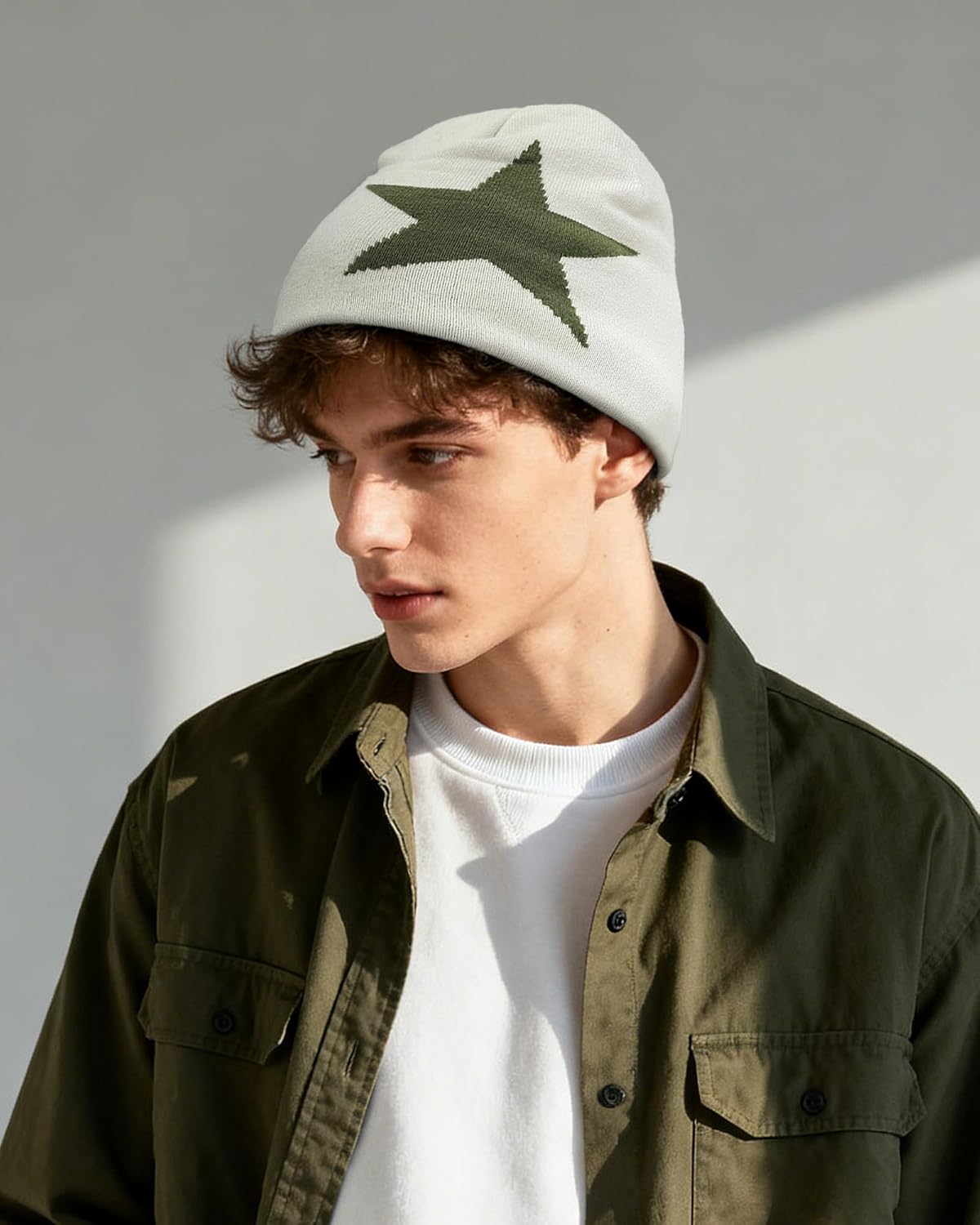 Clakllie Y2k Beanies for Women Men Cool Knitted Hats Graphic Beanie for Skiing Hip Hop Skullcap - Image 3