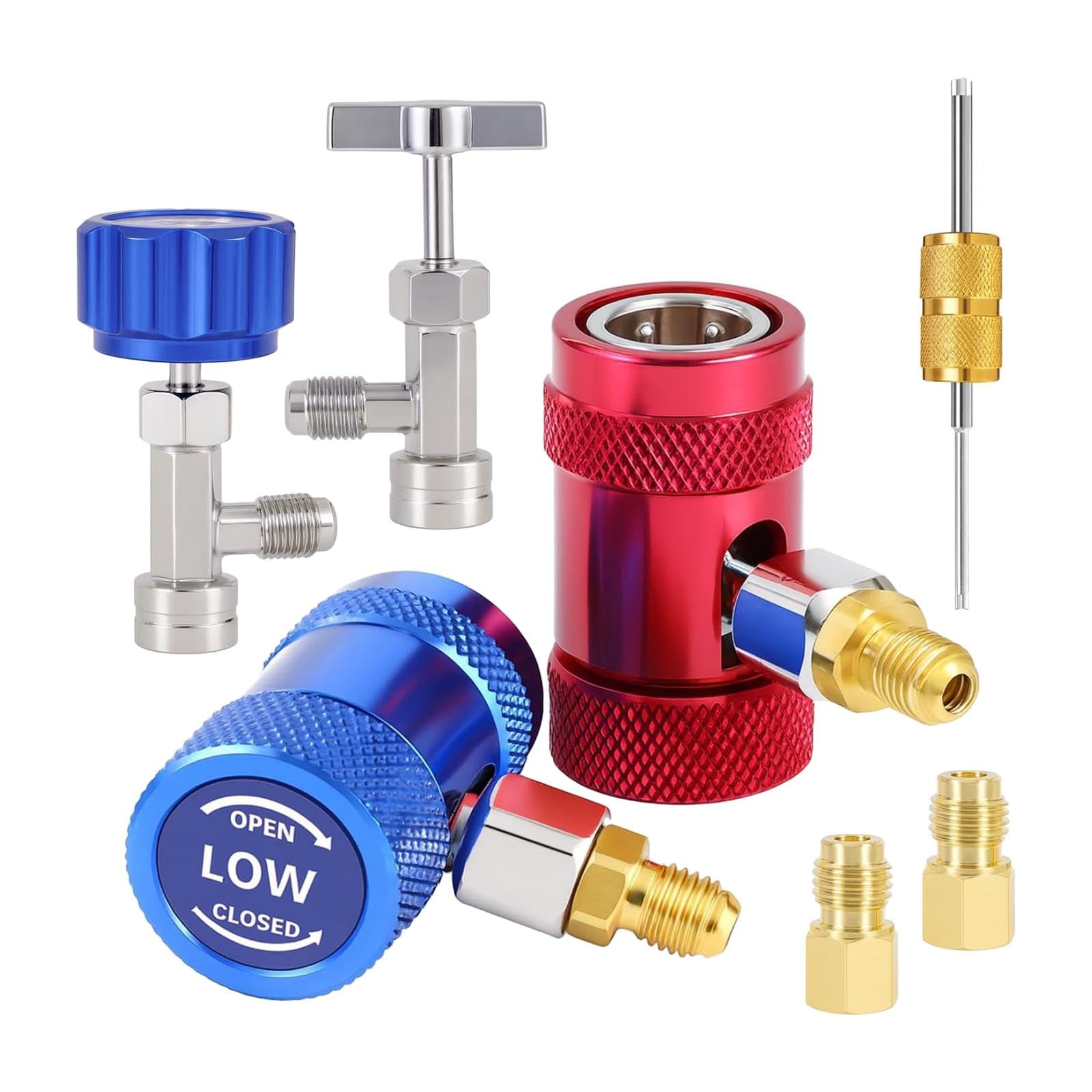Kit Adaptador R1234yf para Conexiones Rápidas de Aire Acondicionado